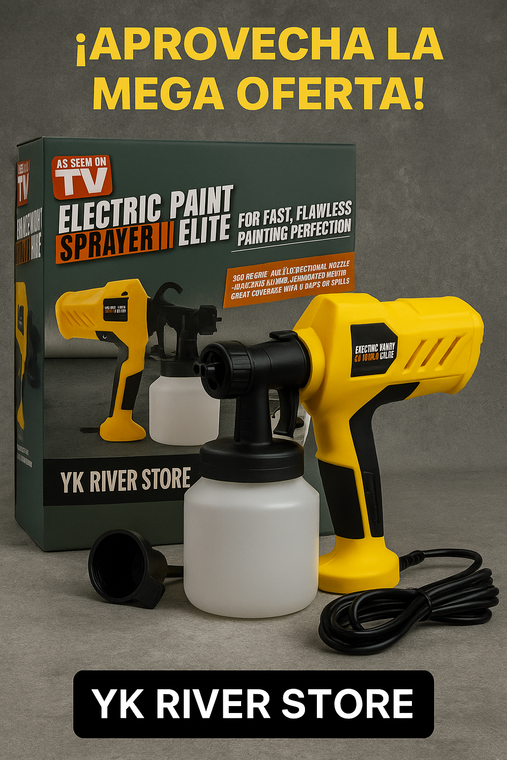 🎨 TRANSFORMA TU HOGAR SIN GASTAR UNA FORTUNA CON LA PISTOLA PULVERIZADORA DE PINTURA ELECTRICA🏡💛