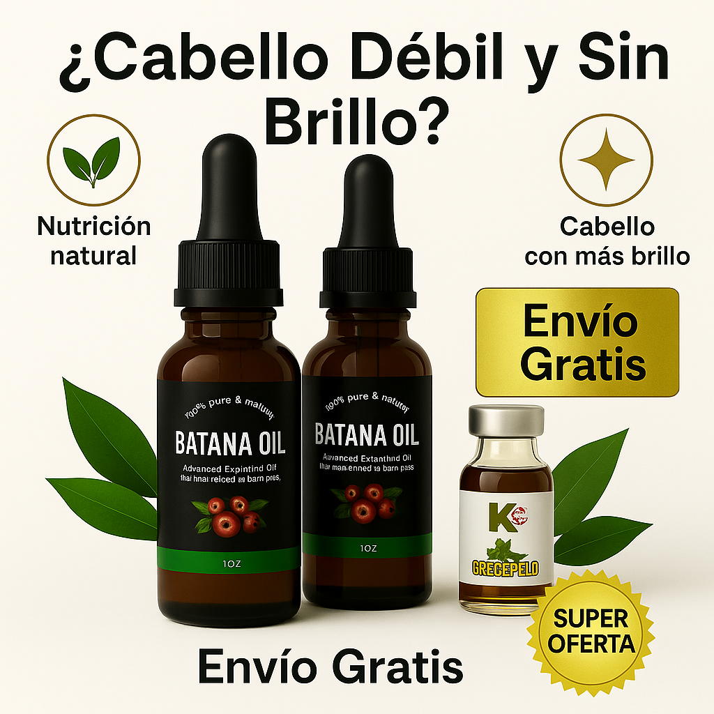 2 Aceite Batana + 1 crecepelo