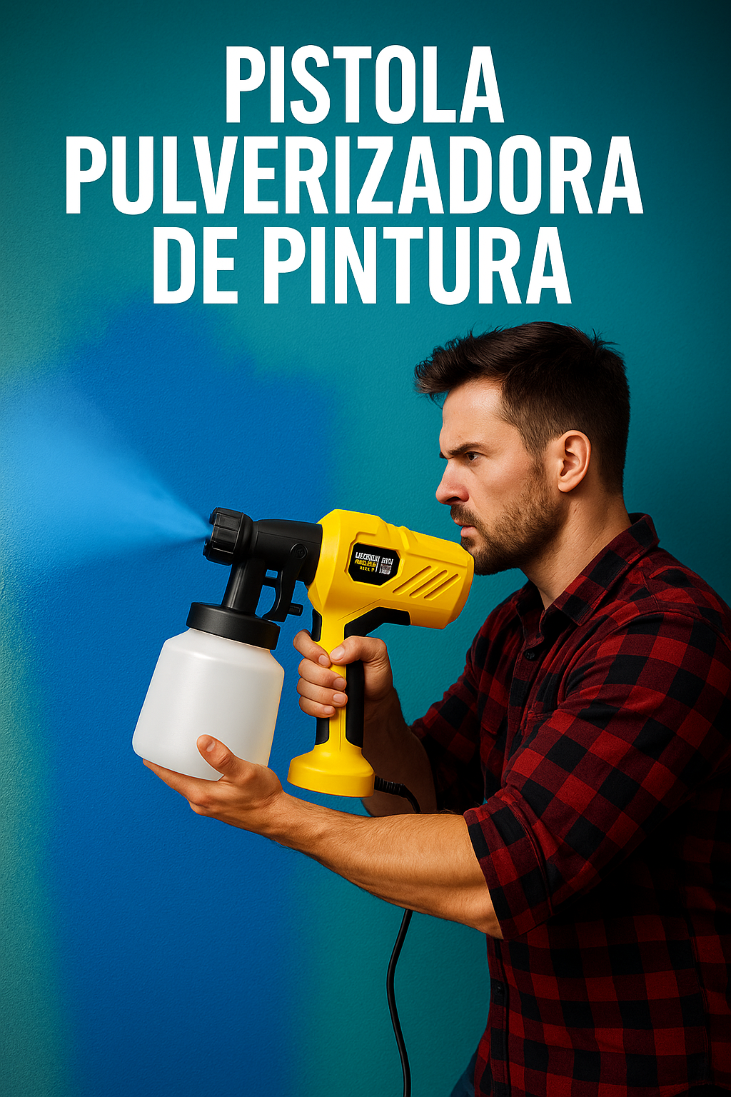 🎨 TRANSFORMA TU HOGAR SIN GASTAR UNA FORTUNA CON LA PISTOLA PULVERIZADORA DE PINTURA ELECTRICA🏡💛