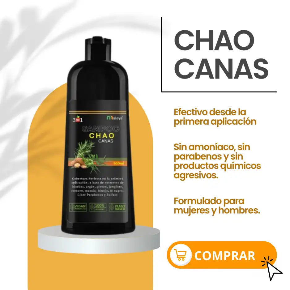 SHAMPOO CHAO CANAS +TRATAMIENTO - 50% OFF