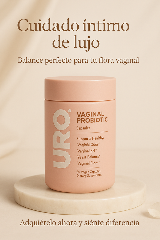 URO probiotico vaginal: Bienestar íntimo con un toque de lujo