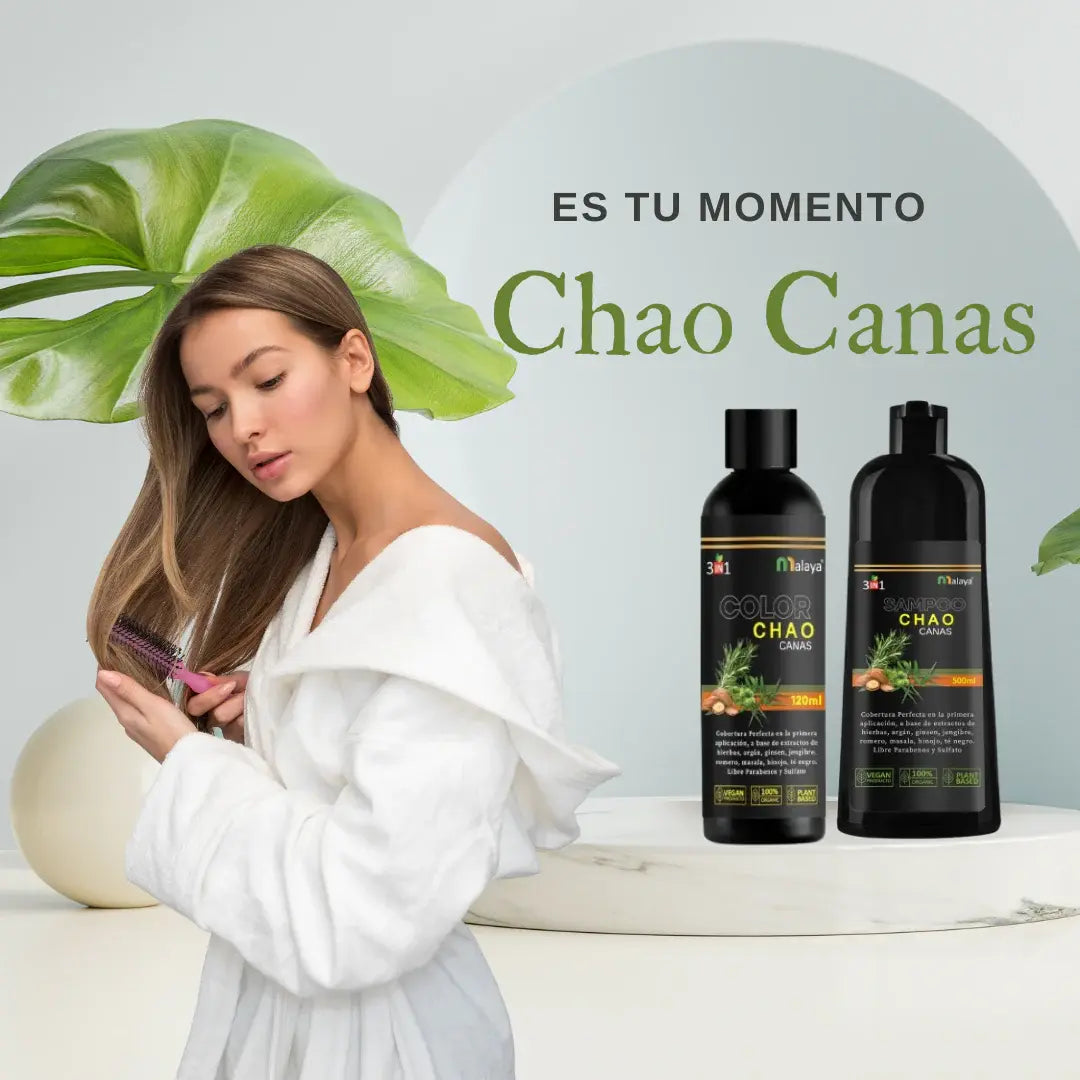 SHAMPOO CHAO CANAS +TRATAMIENTO - 50% OFF
