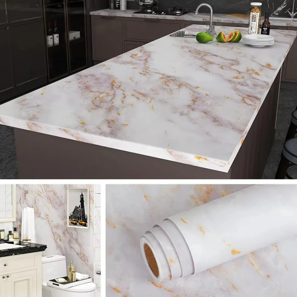 Papel Mármol adhesivo - 50%OFF   2 Unidades X $ 79.900