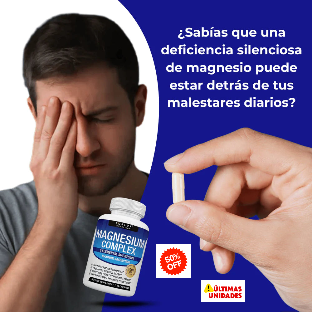 MAGNESIO COMPLEX 🚨50% DESCUENTO🚨