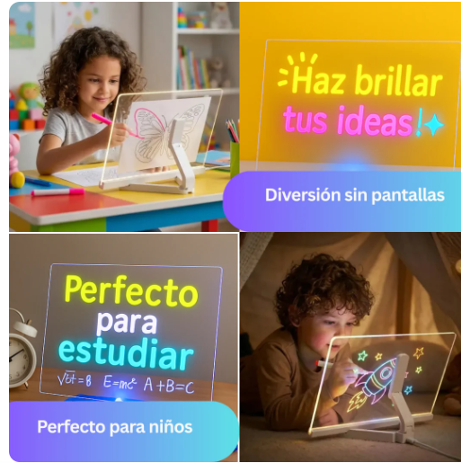 Pizarra Led Luminosa