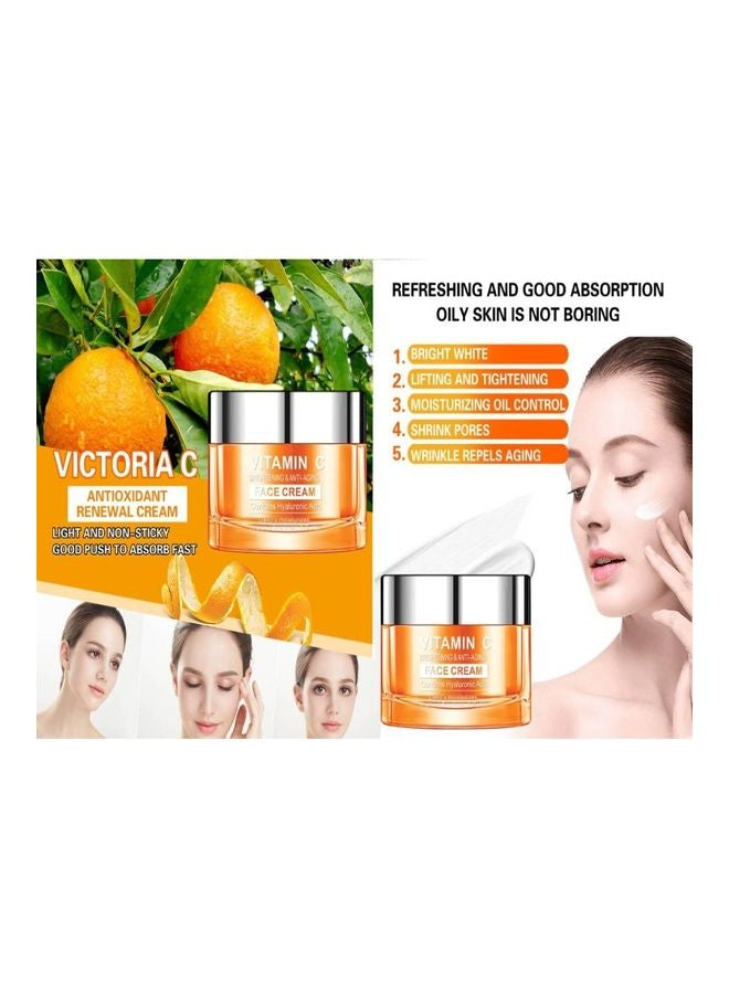 CREMA ANTIEDAD VITAMINA C Y ÁCIDO HIALURÓNICO